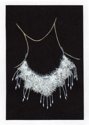 création élève dessin bijou plumes ISD
