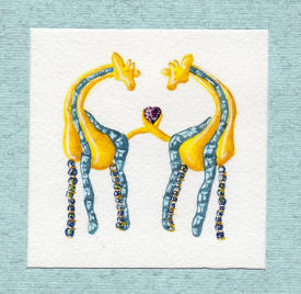 création élève dessin bijou girafe ISD