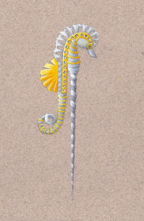 création élève dessin bijou hippocampe ISD